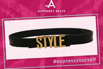 Alphabelt Personalised Belts #expressyourself