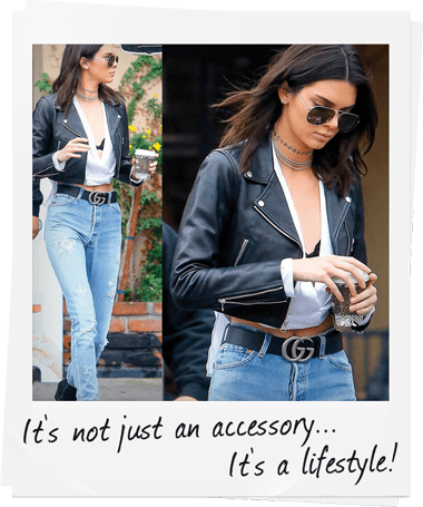 Kendall Jenner GG belt